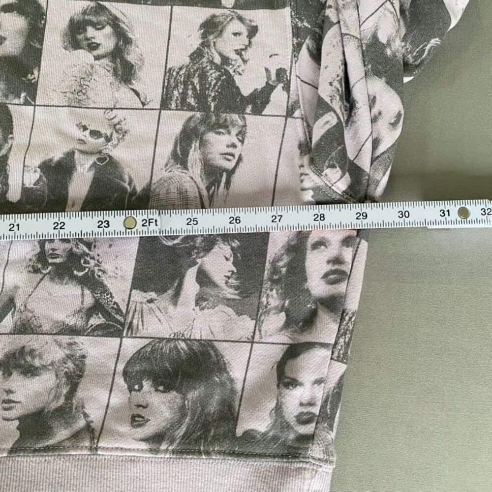 Taylor Swift The Eras Tour Sweatshirt Photo Collage Crewneck Oversized XL - Picture 10 of 11